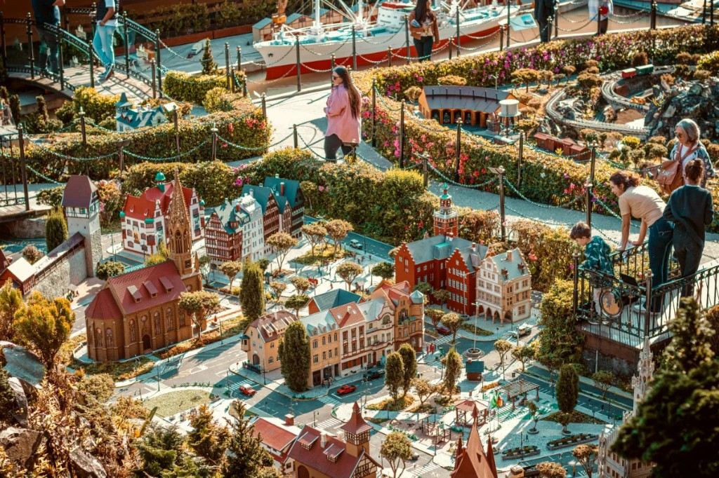 Cidade em miniatura no Mini Mundo